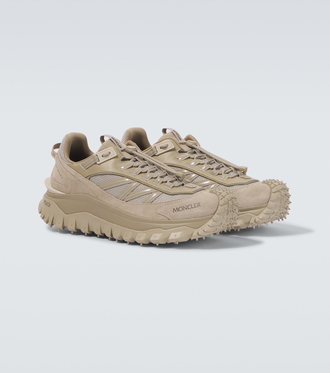 Baskets Trailgrip en cuir et daim | Moncler