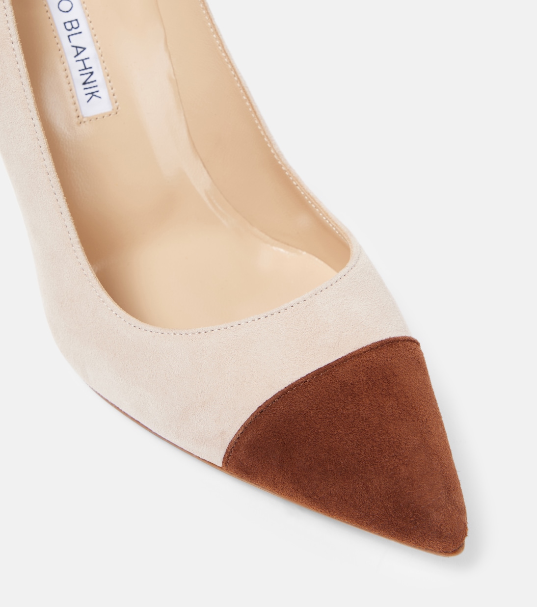 Stivaletti eleganti MANOLO BLAHNIK Capcour 105 in pelle scamosciata per un look giovane e alla moda