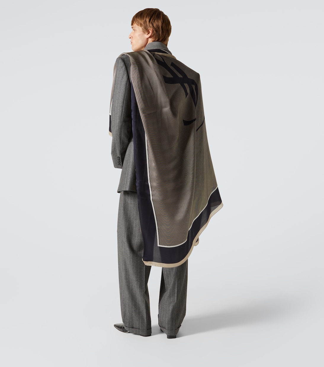 Stola Cassandre in charmeuse di seta | Saint Laurent