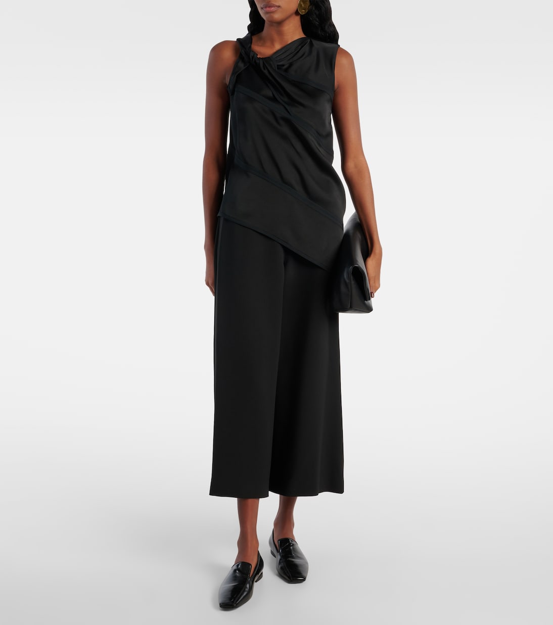 Pat high-rise crêpe culottes | Fforme