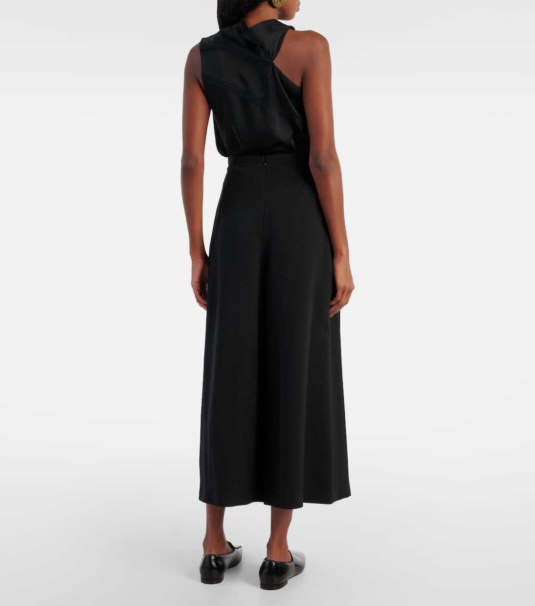 Pat high-rise crêpe culottes | Fforme