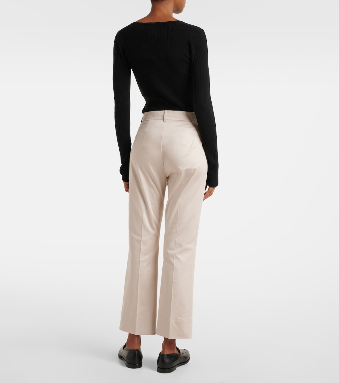Weite Hose Felice aus einem Baumwollgemisch | 'S Max Mara