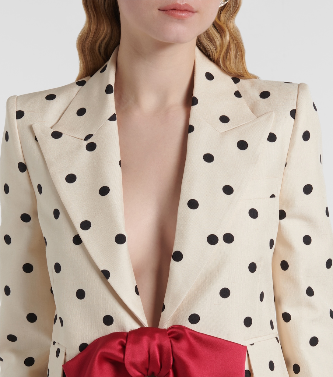 Cropped-Blazer aus Seide | Valentino