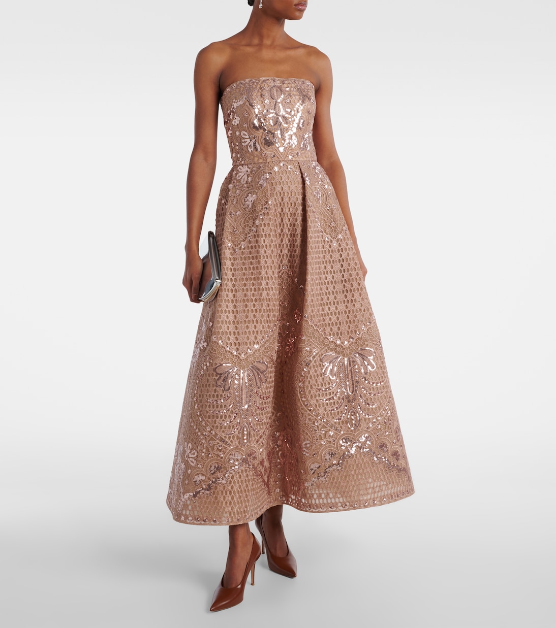 Robe longue brodée | Elie Saab