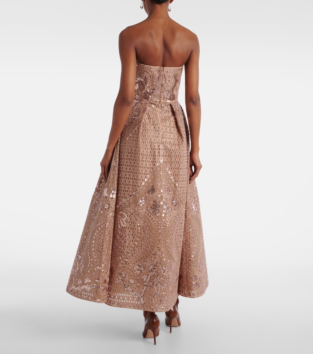 Robe longue brodée | Elie Saab