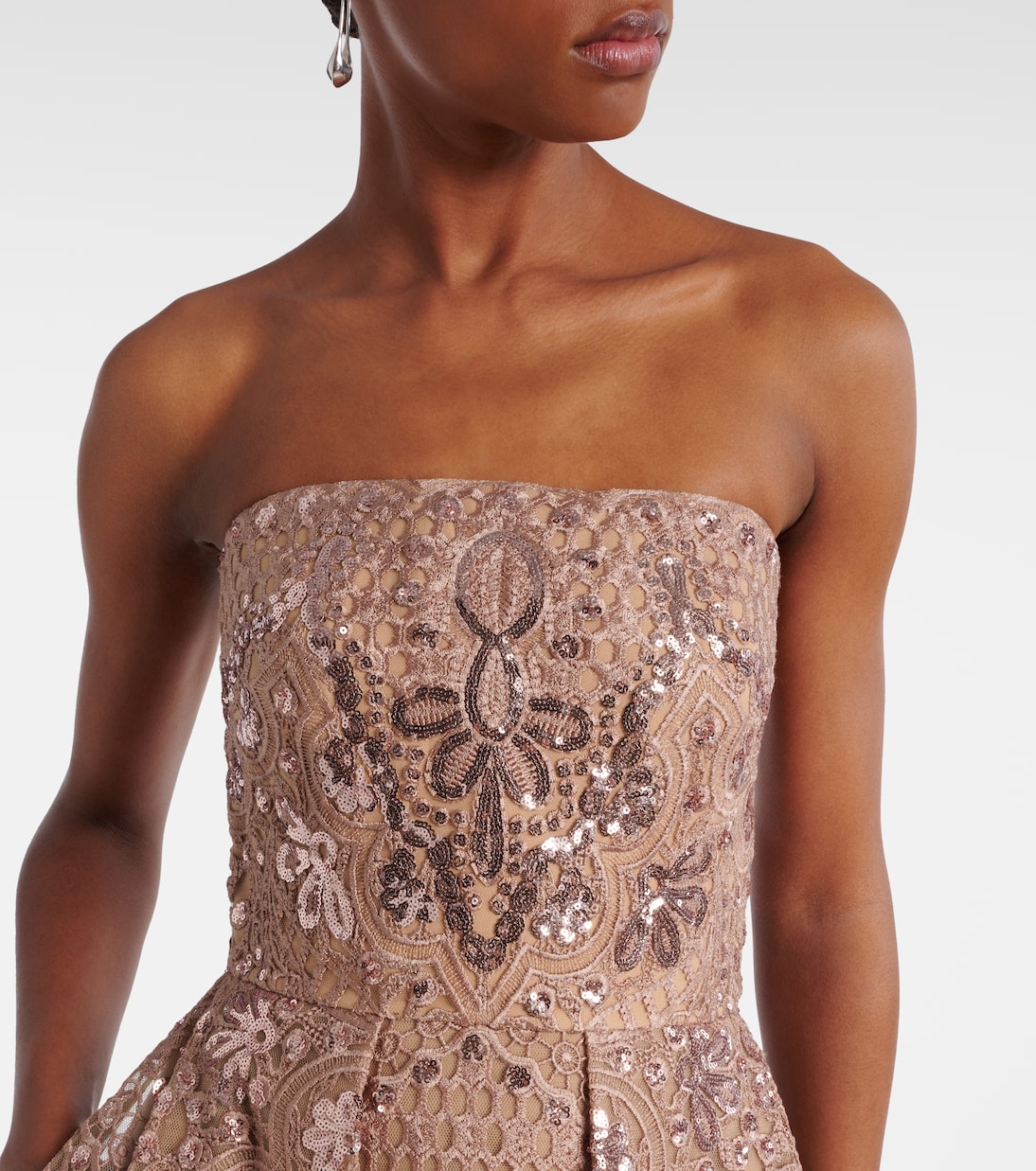 Robe longue brodée | Elie Saab