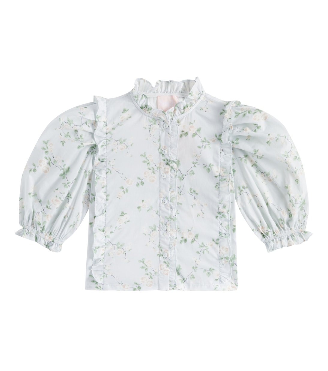 Blusa en gasa de algodón estampada | Petite Amalie  