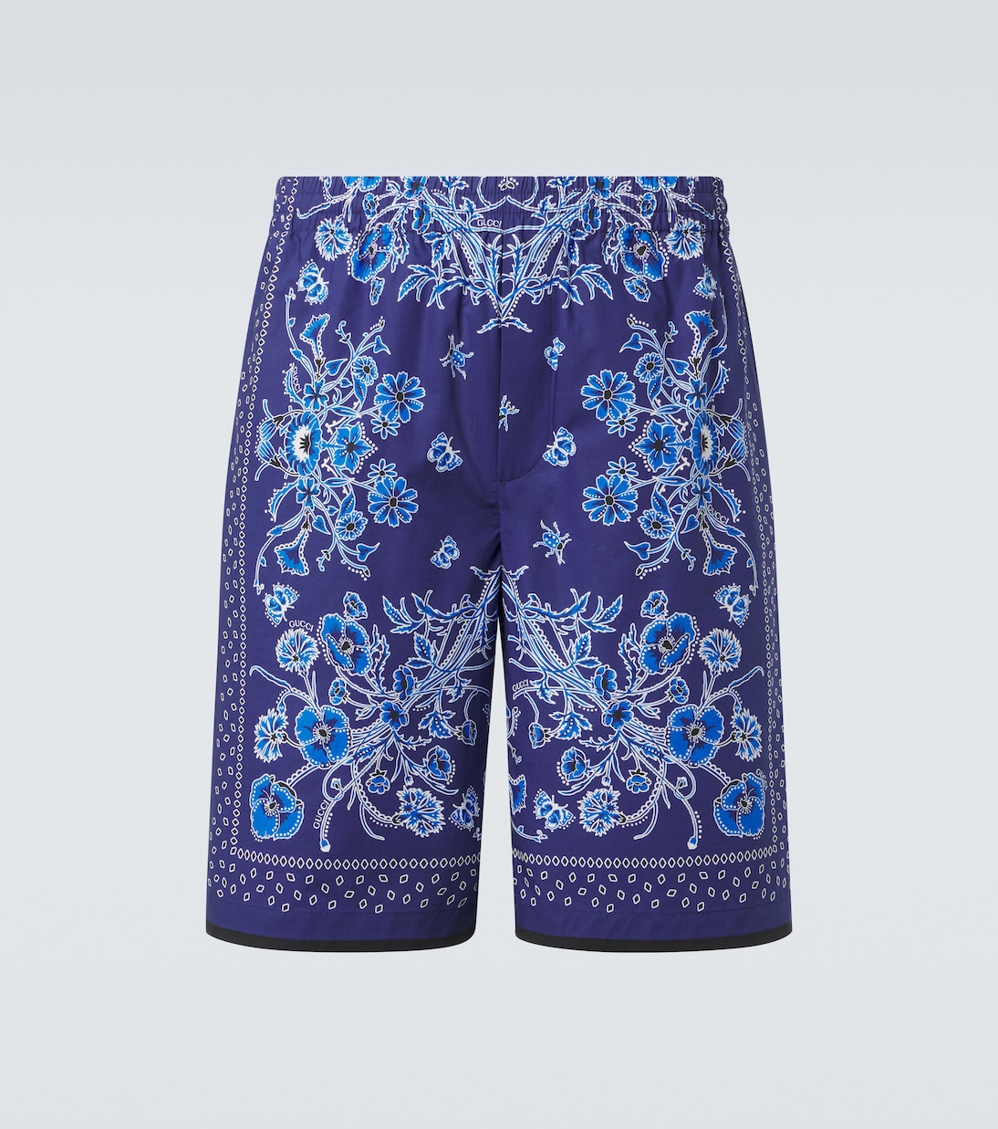 Floral cotton Bermuda shorts | Gucci