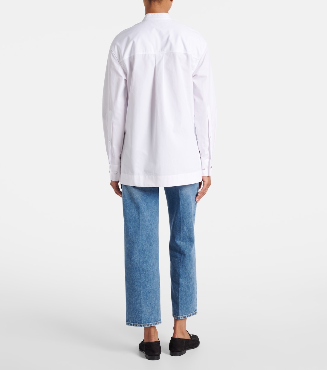 Double G cotton poplin shirt | Gucci