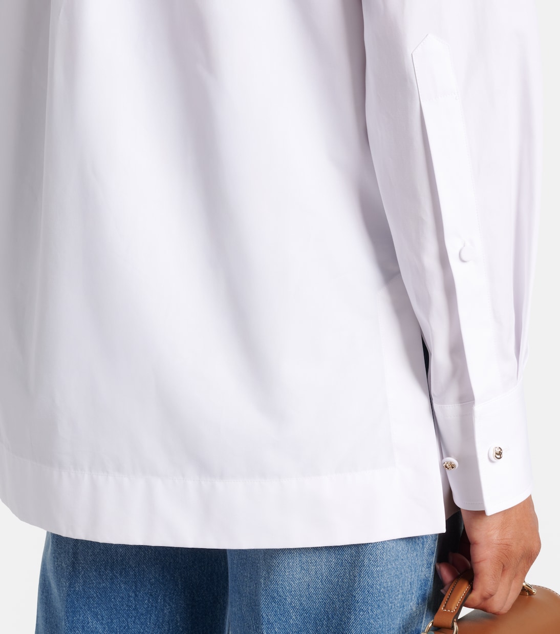 Double G cotton poplin shirt | Gucci