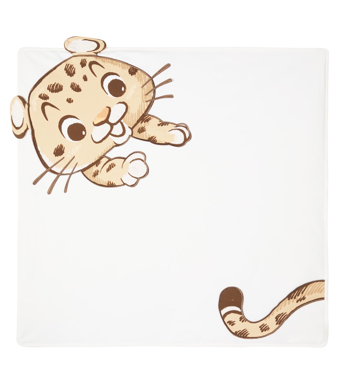 DG embroidered cotton blanket | Dolce&Gabbana Kids