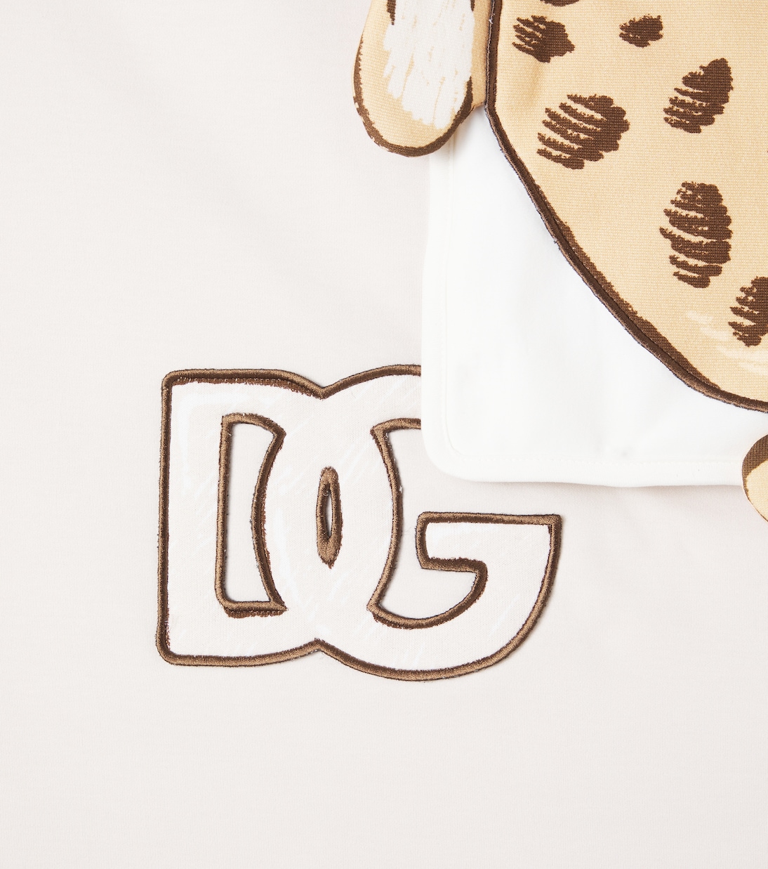 DG embroidered cotton blanket | Dolce&Gabbana Kids