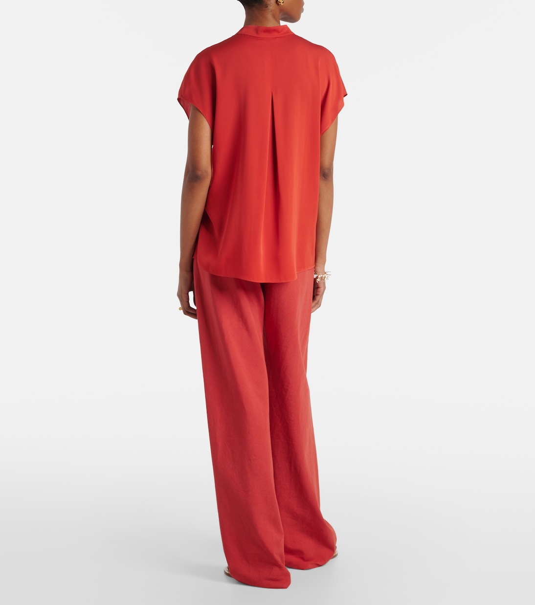 Silk-blend blouse | Vince