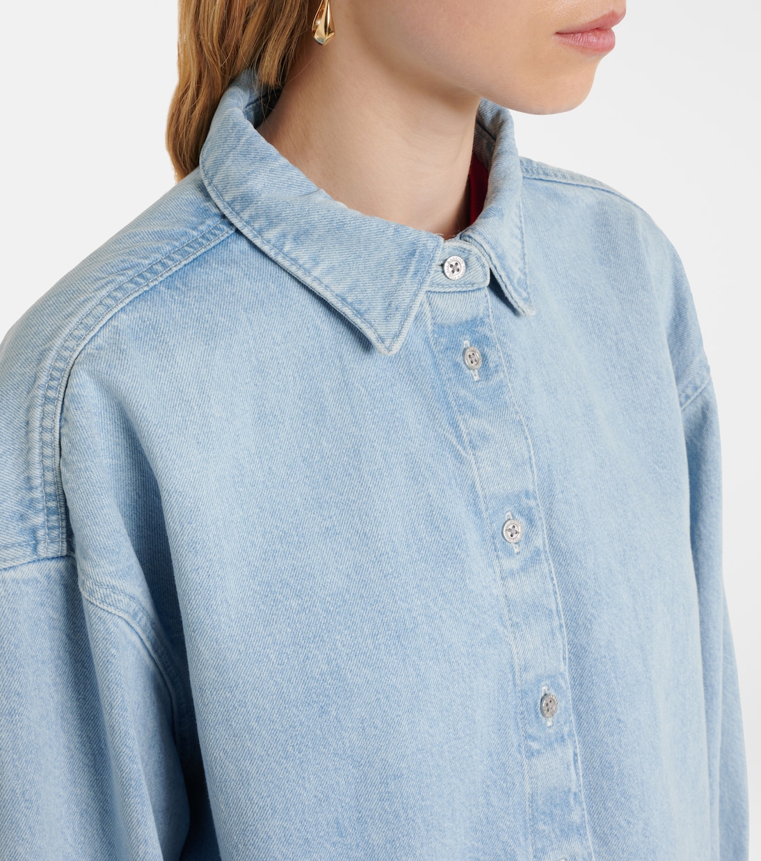 Camisa oversized Nina de denim | 7 For All Mankind