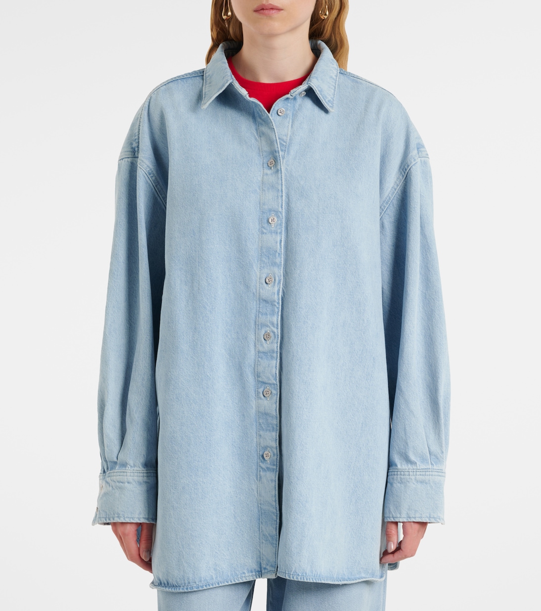 Camisa oversized Nina de denim | 7 For All Mankind
