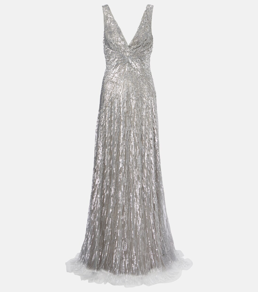 Sequined tulle gown | Monique Lhuillier