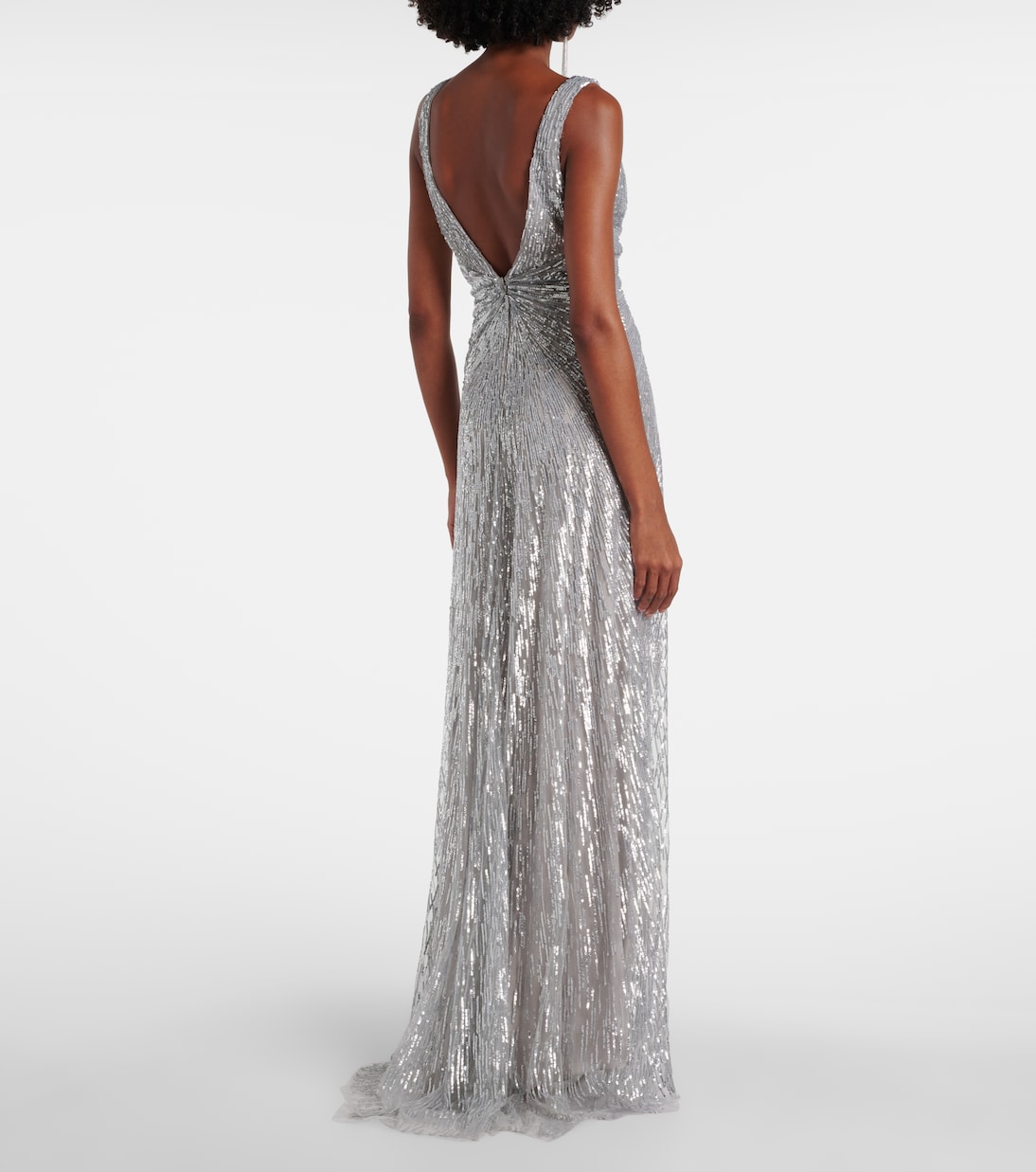 Sequined tulle gown | Monique Lhuillier
