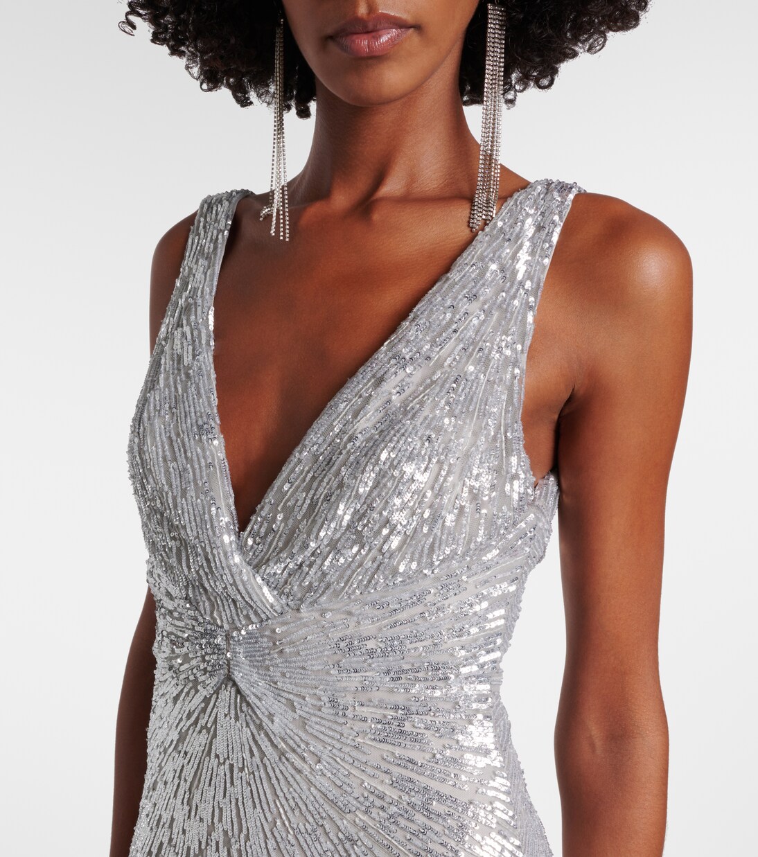 Sequined tulle gown | Monique Lhuillier