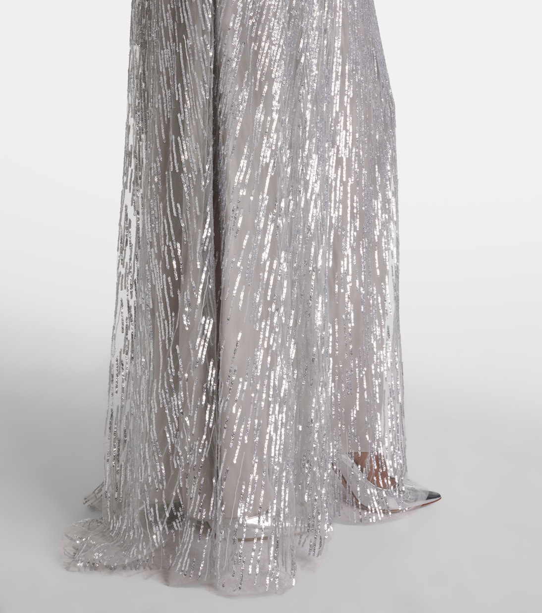 Sequined tulle gown | Monique Lhuillier