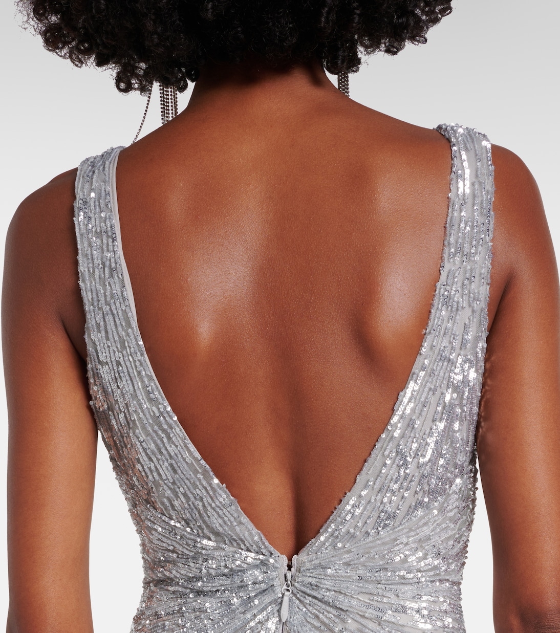Sequined tulle gown | Monique Lhuillier