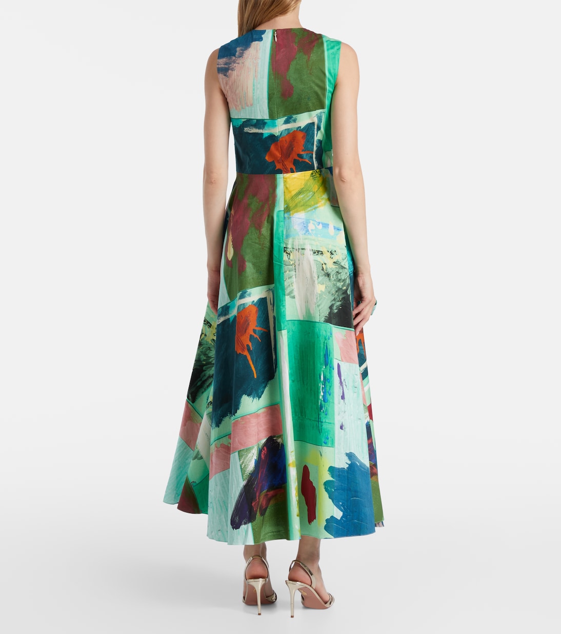 Nura bow-detail cotton cocktail dress | Roksanda