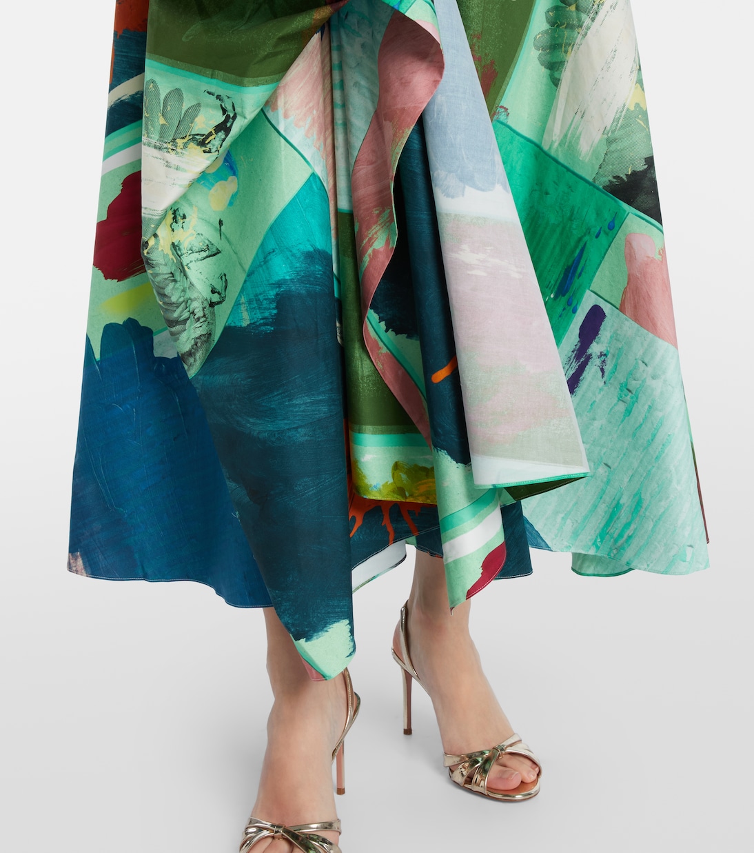 Nura bow-detail cotton cocktail dress | Roksanda