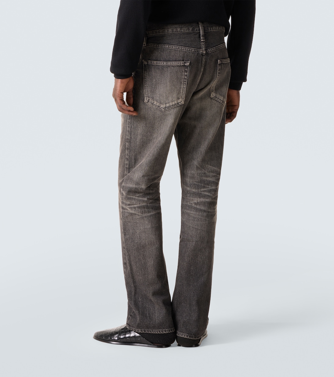 Faded mid-rise straight jeans | Fear of God