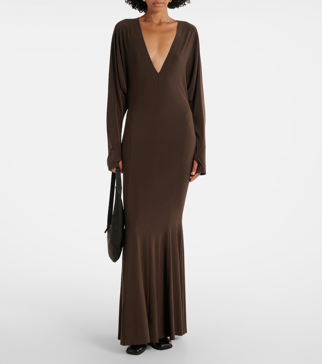 Draped jersey gown | Norma Kamali