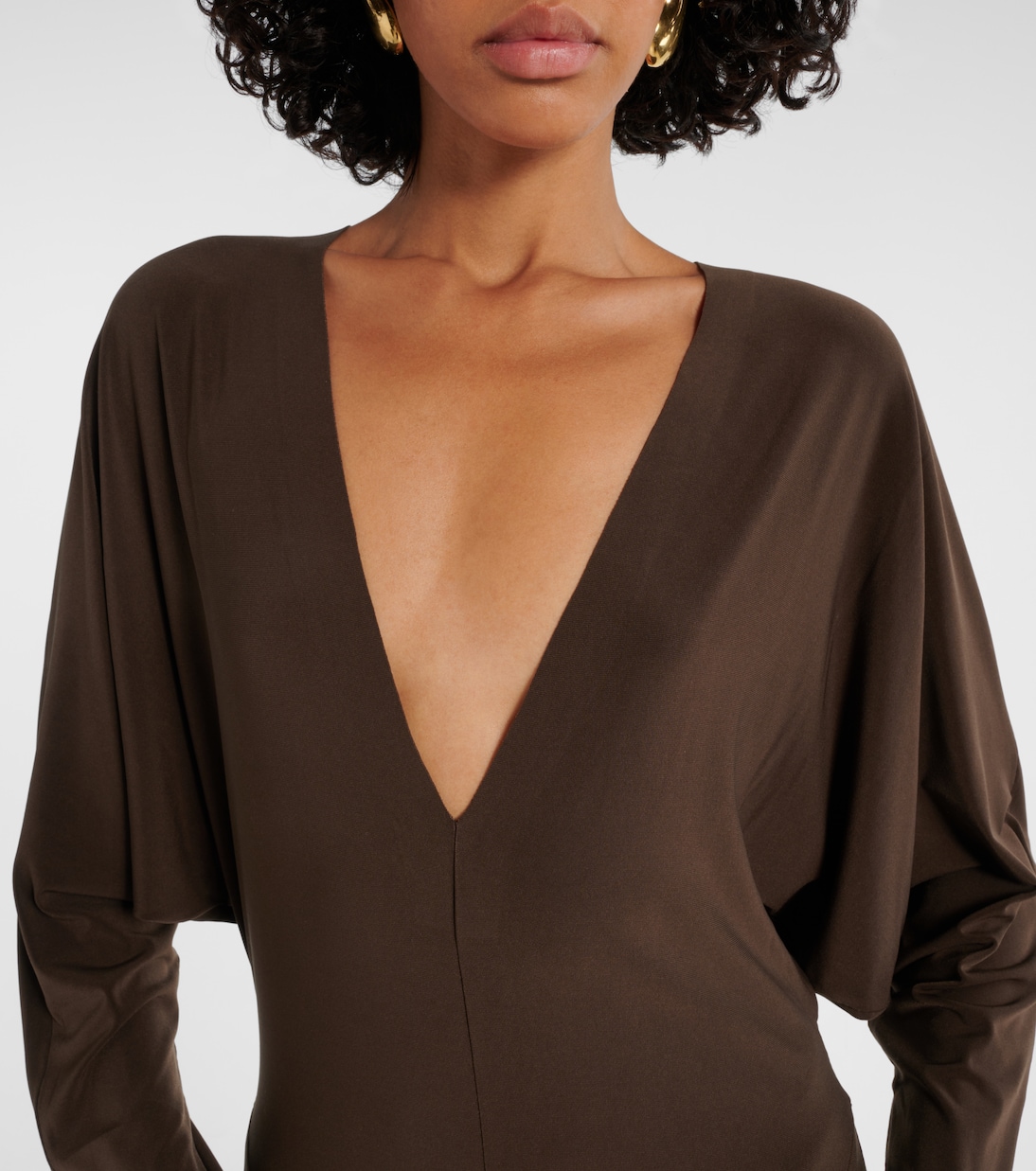Draped jersey gown | Norma Kamali