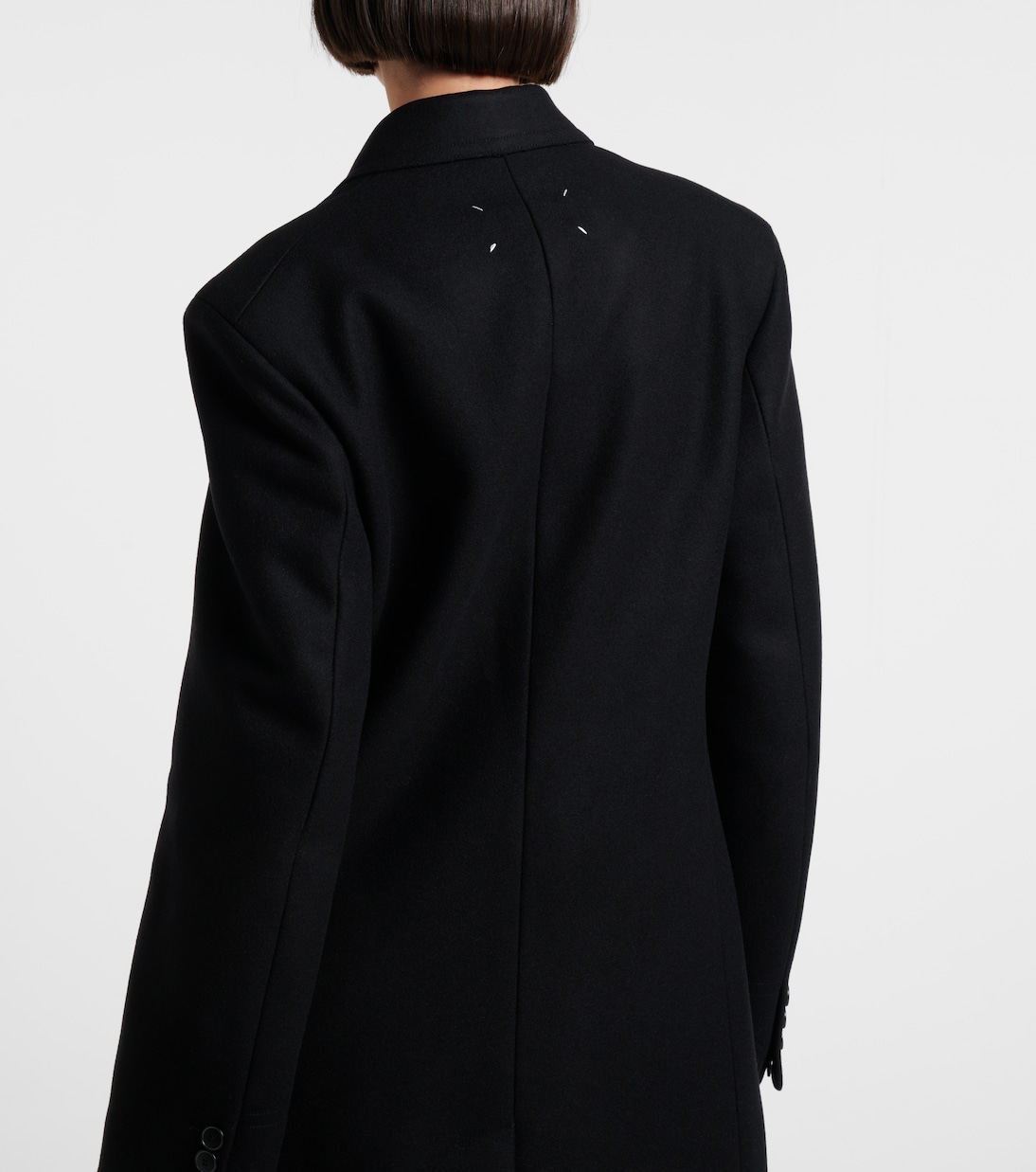 Double-breasted virgin wool coat  | Maison Margiela
