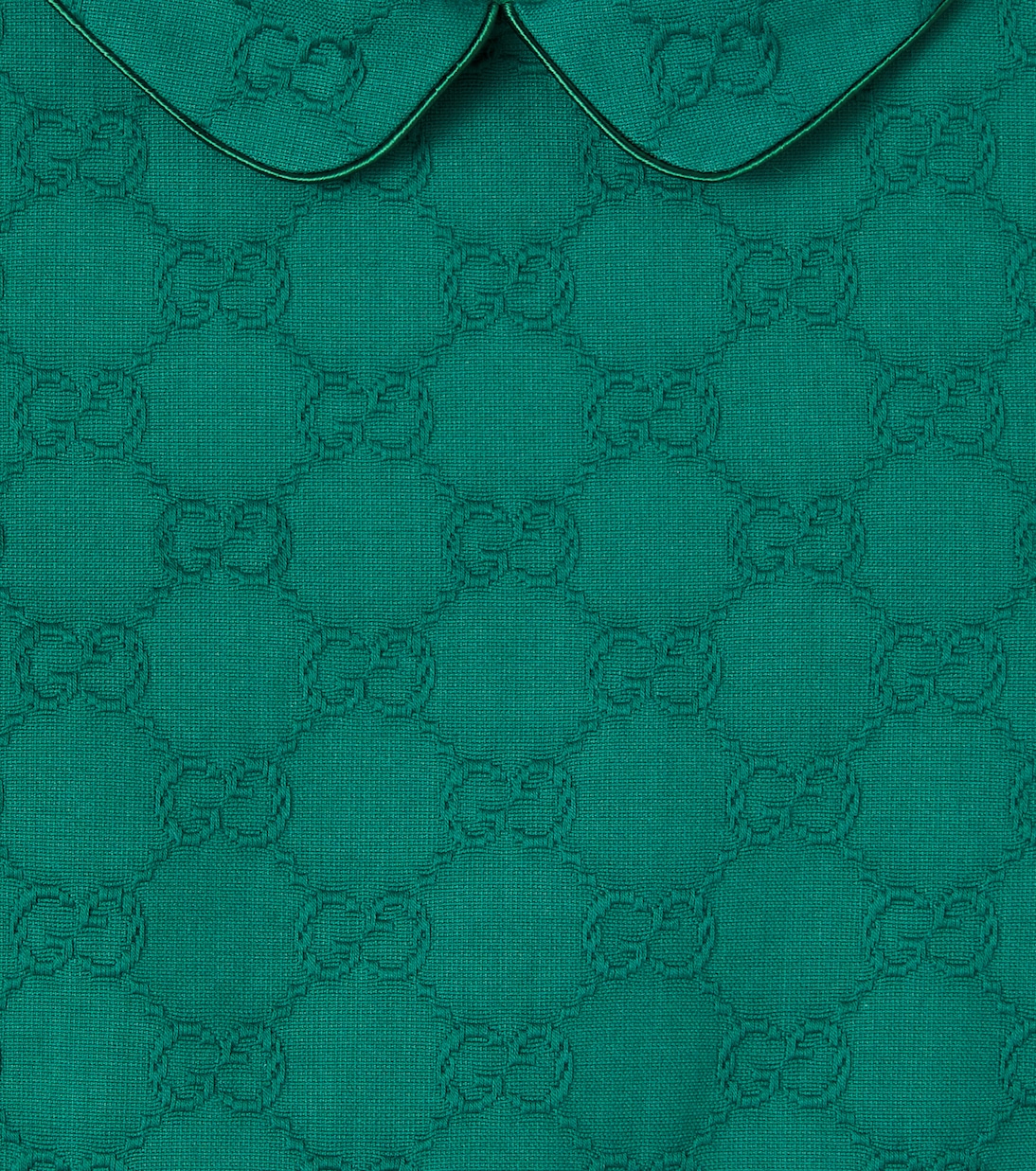 Vestido de algodón en jacquard con GG | Gucci Kids