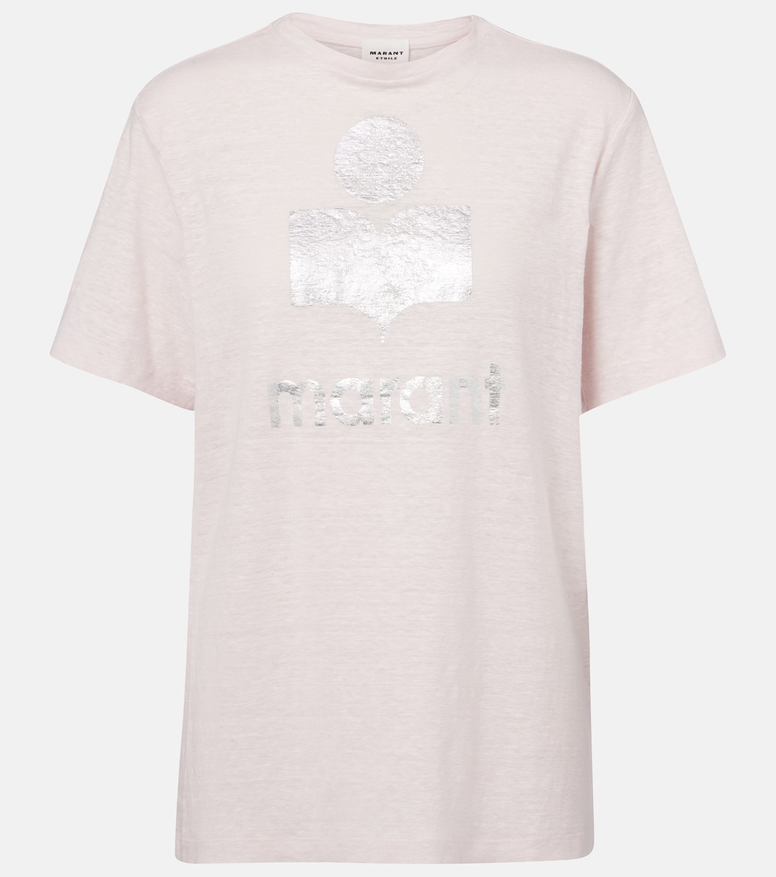 T-shirt Zewel in lino con logo | Marant Etoile