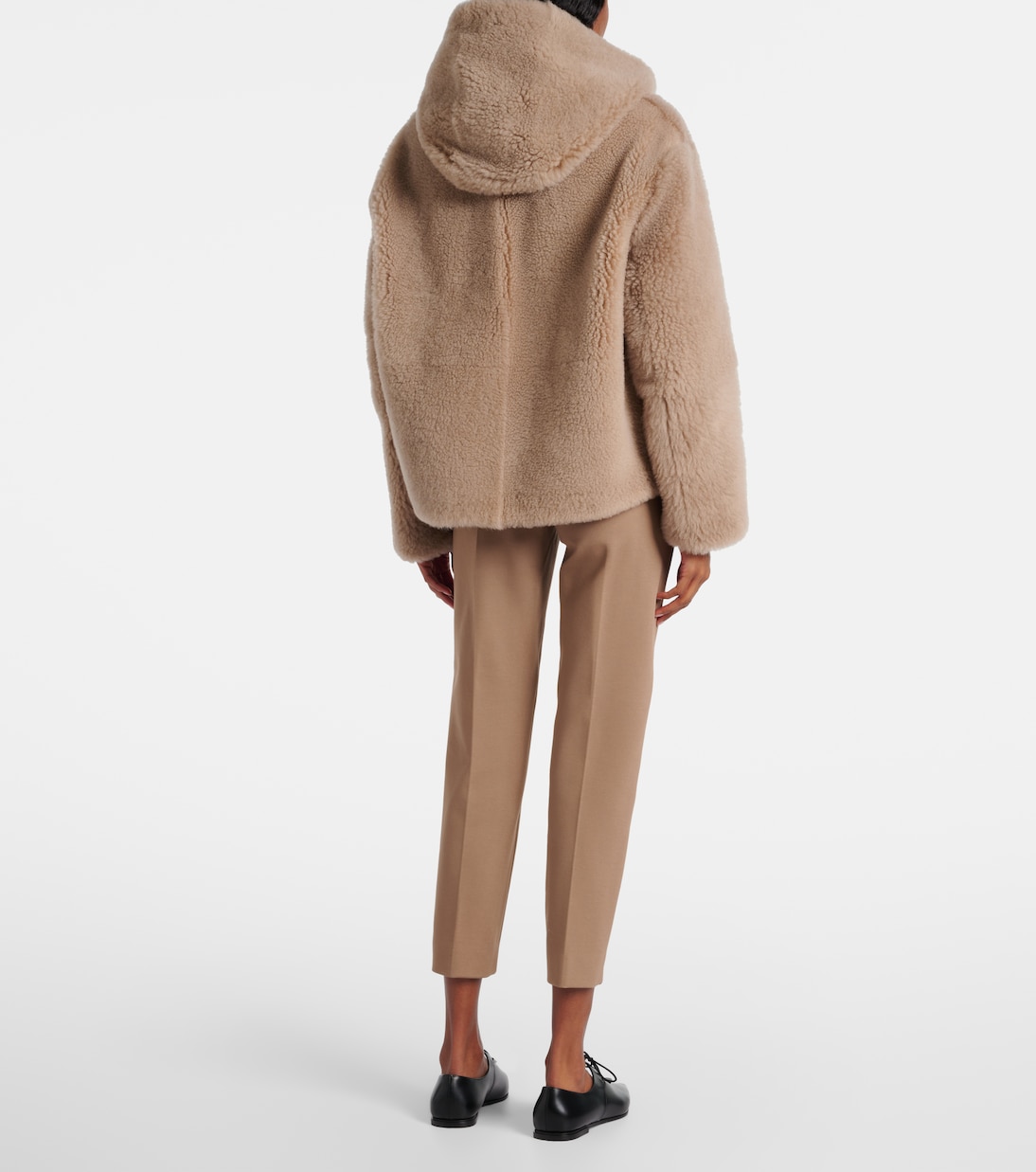Giacca Sole in shearling con cappuccio | 'S Max Mara