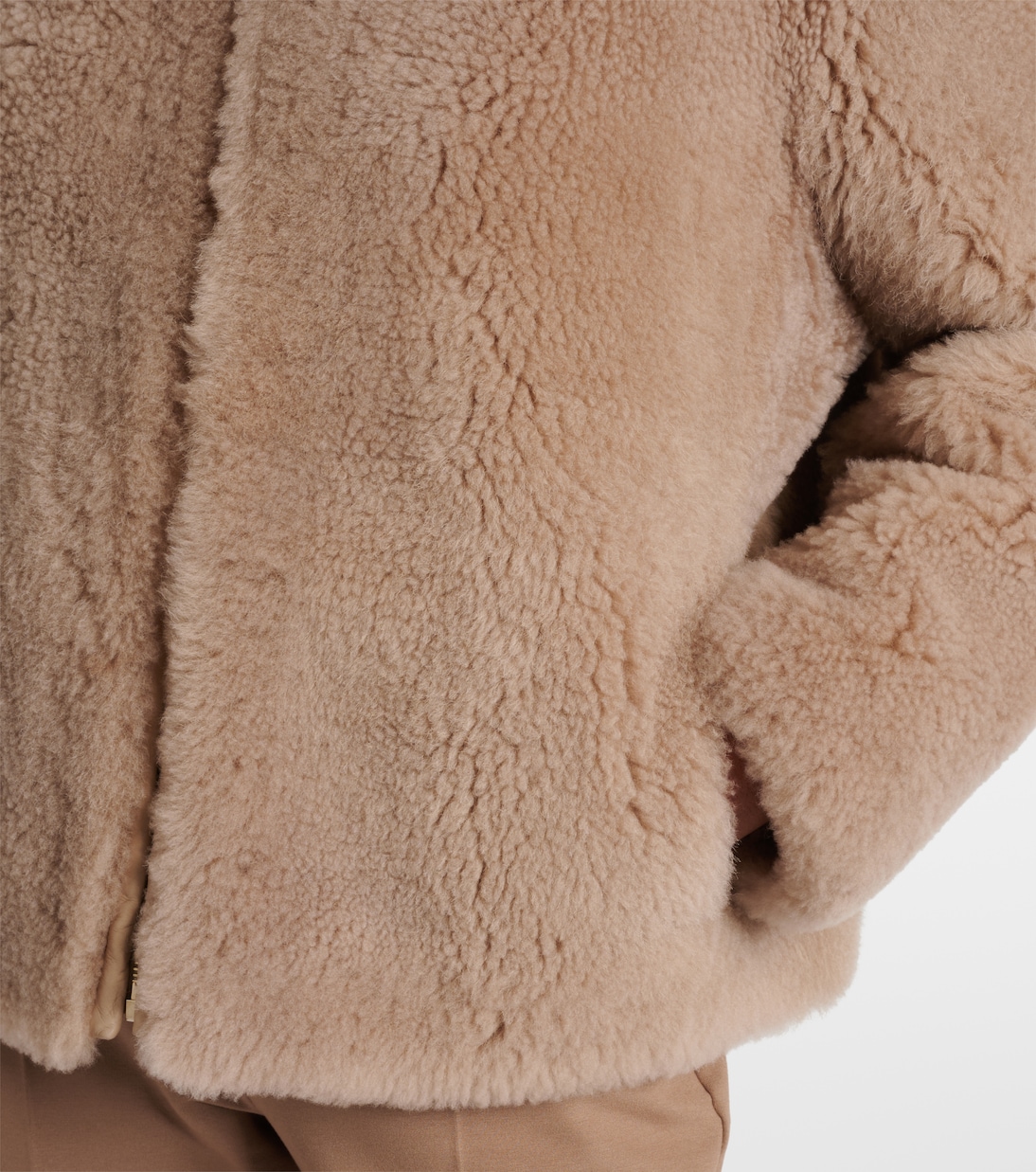 Giacca Sole in shearling con cappuccio | 'S Max Mara