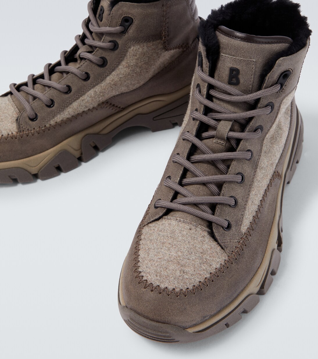 Bottines Copper Mountain en cuir et shearling | Bogner