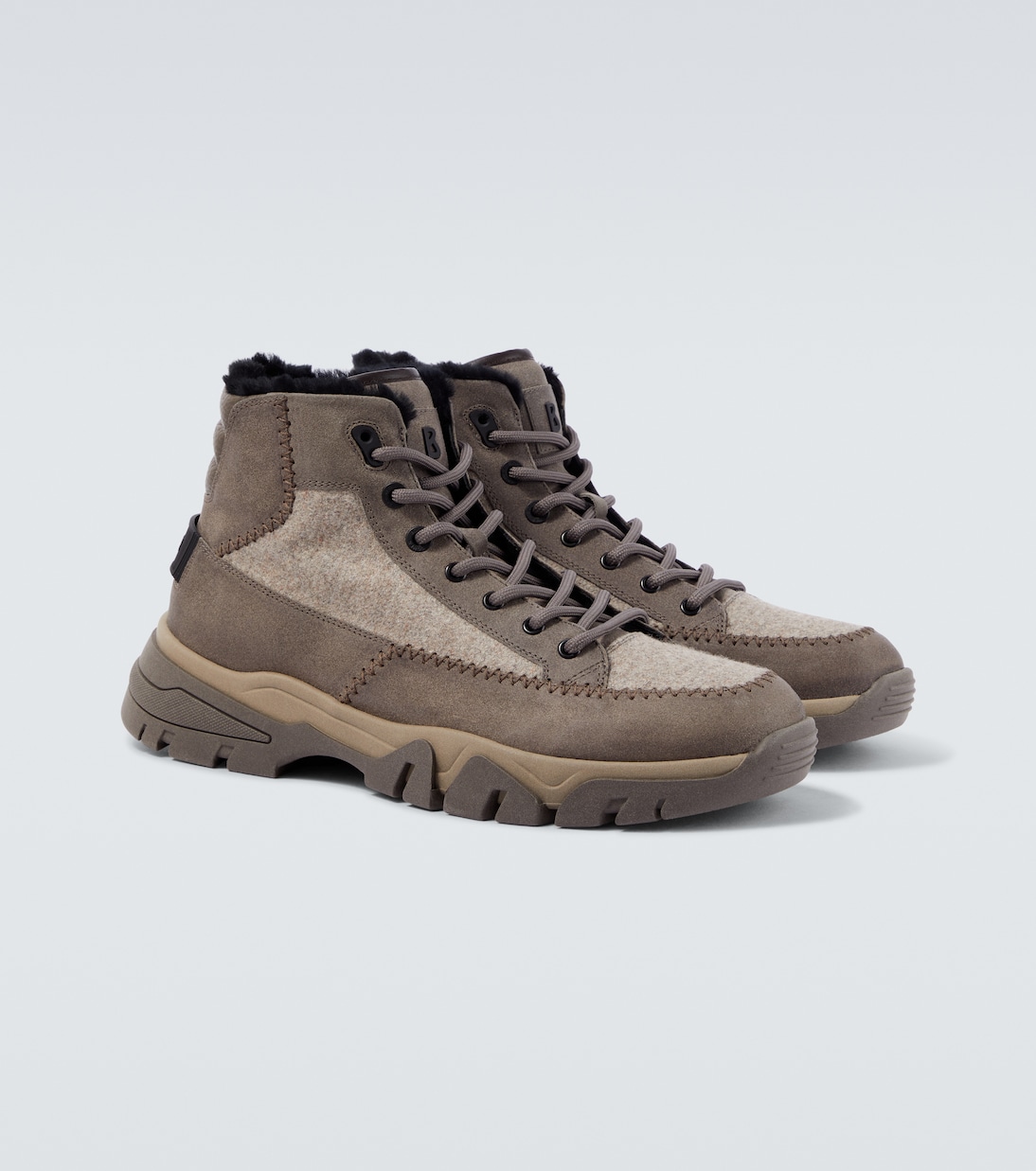 Bottines Copper Mountain en cuir et shearling | Bogner