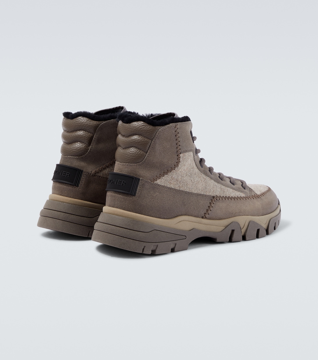 Bottines Copper Mountain en cuir et shearling | Bogner