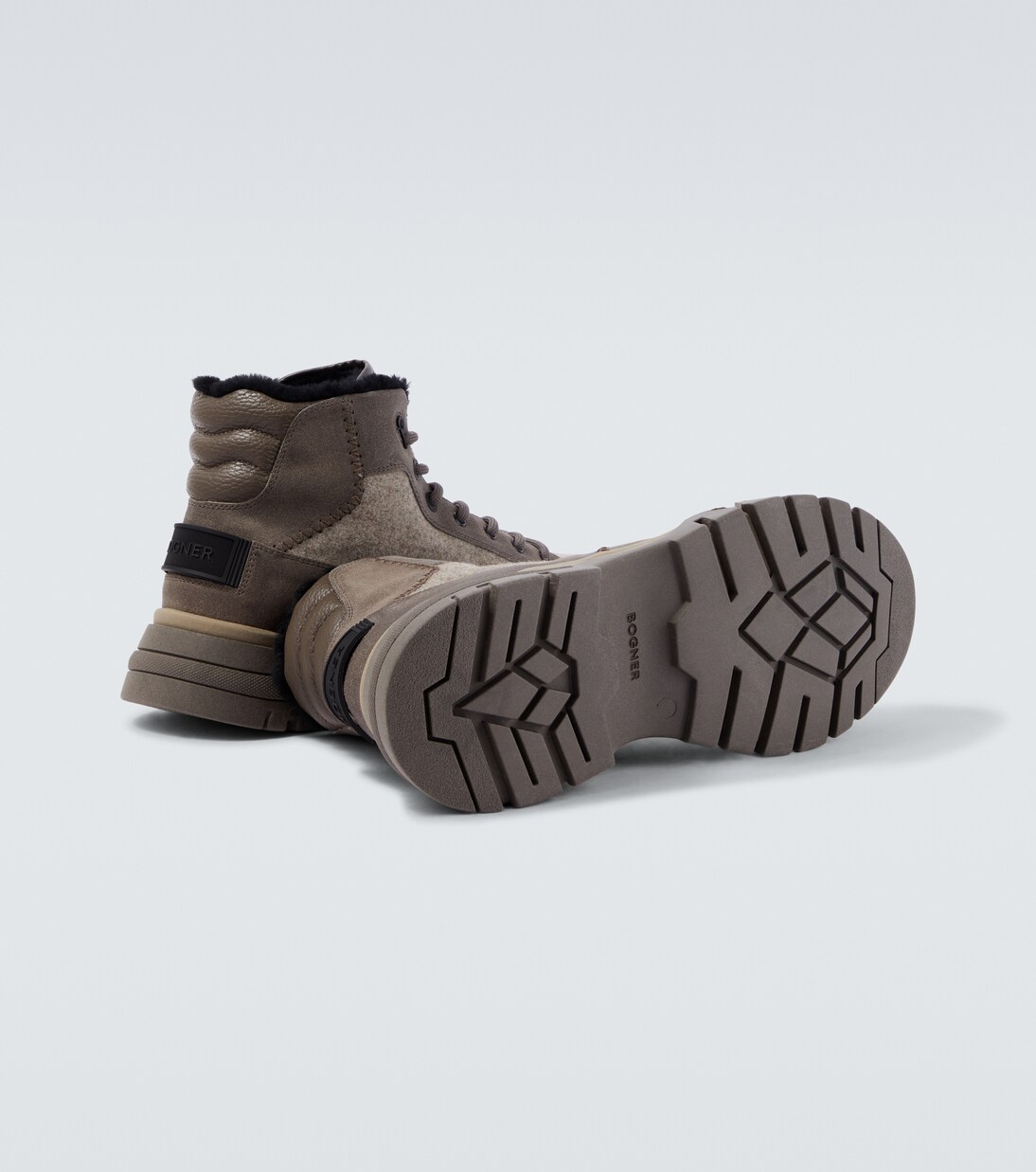 Bottines Copper Mountain en cuir et shearling | Bogner