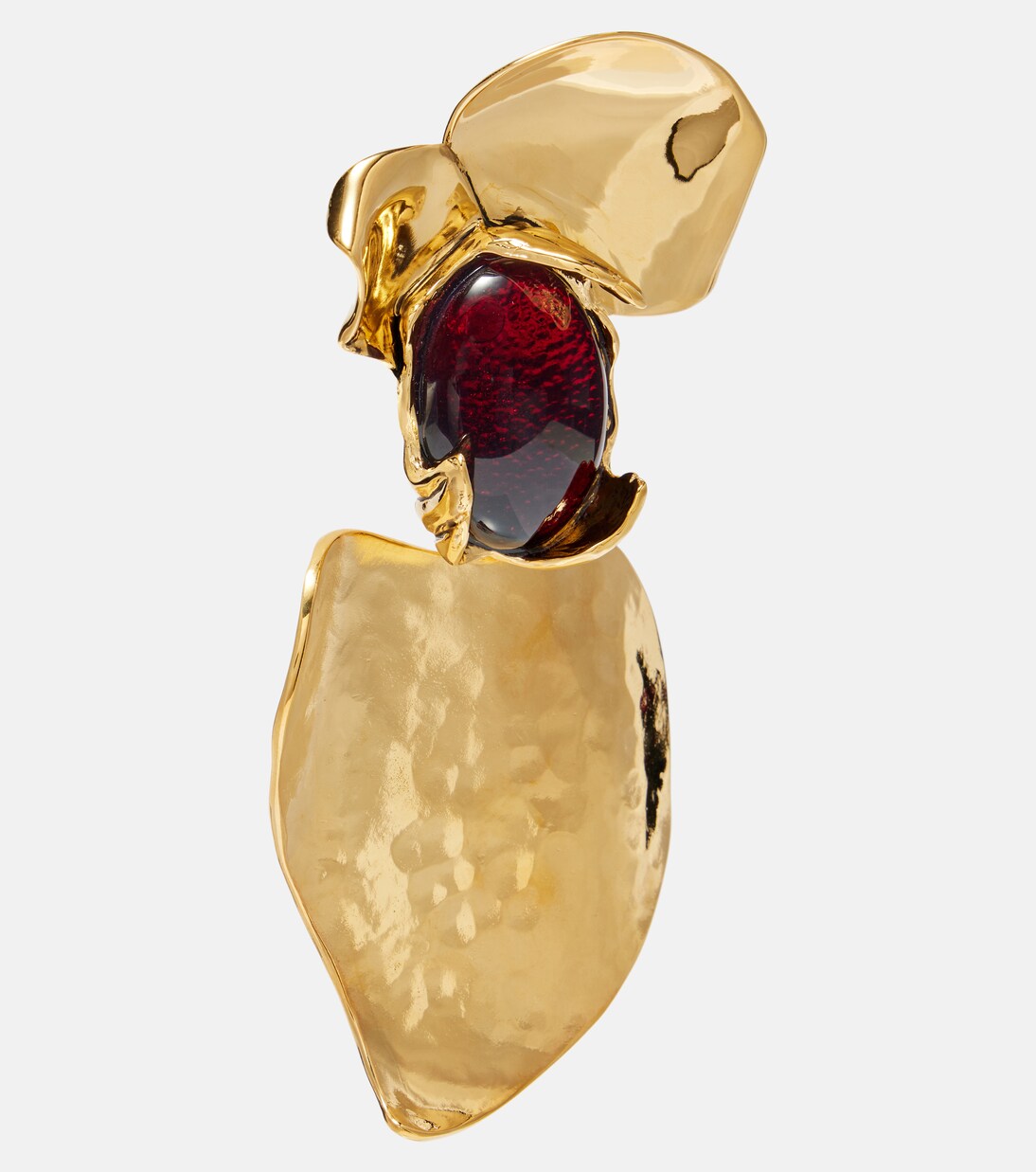 Embellished clip-on earrings | Saint Laurent