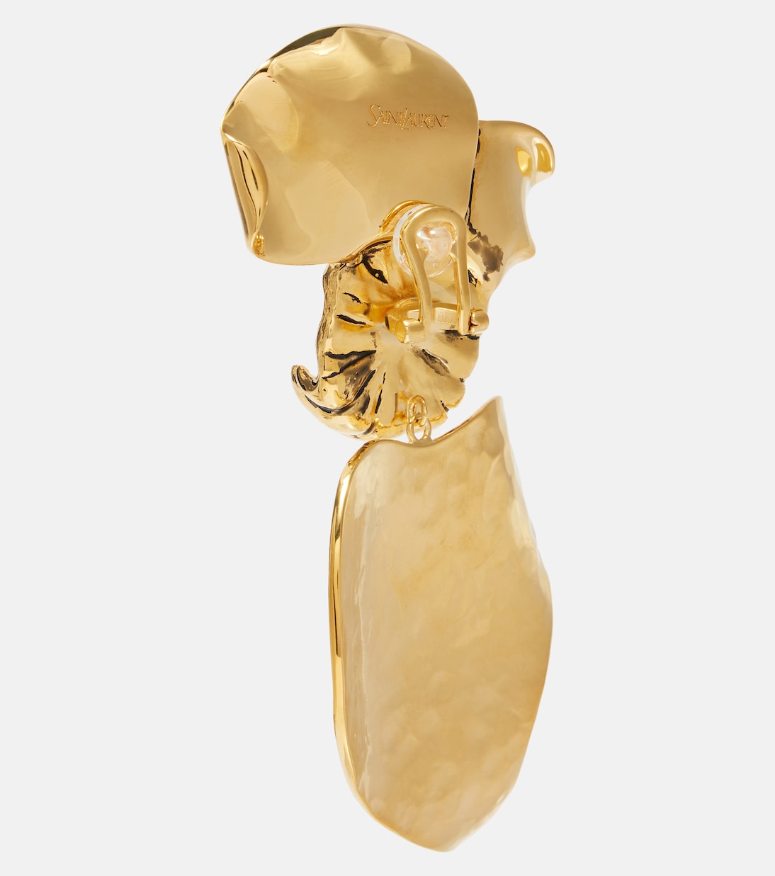 Embellished clip-on earrings | Saint Laurent