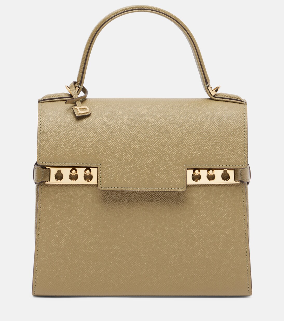 Tempête PM leather tote bag | Delvaux