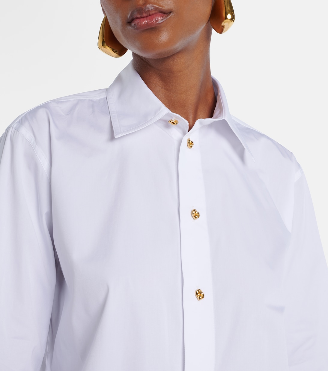 Knot cotton poplin shirt | Bottega Veneta