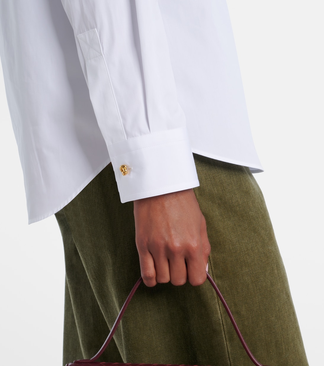 Knot cotton poplin shirt | Bottega Veneta