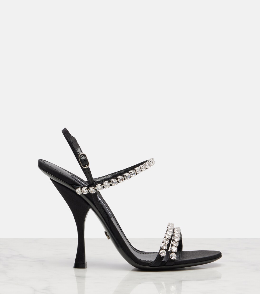 Crystal-embellished sandals | Dolce&Gabbana