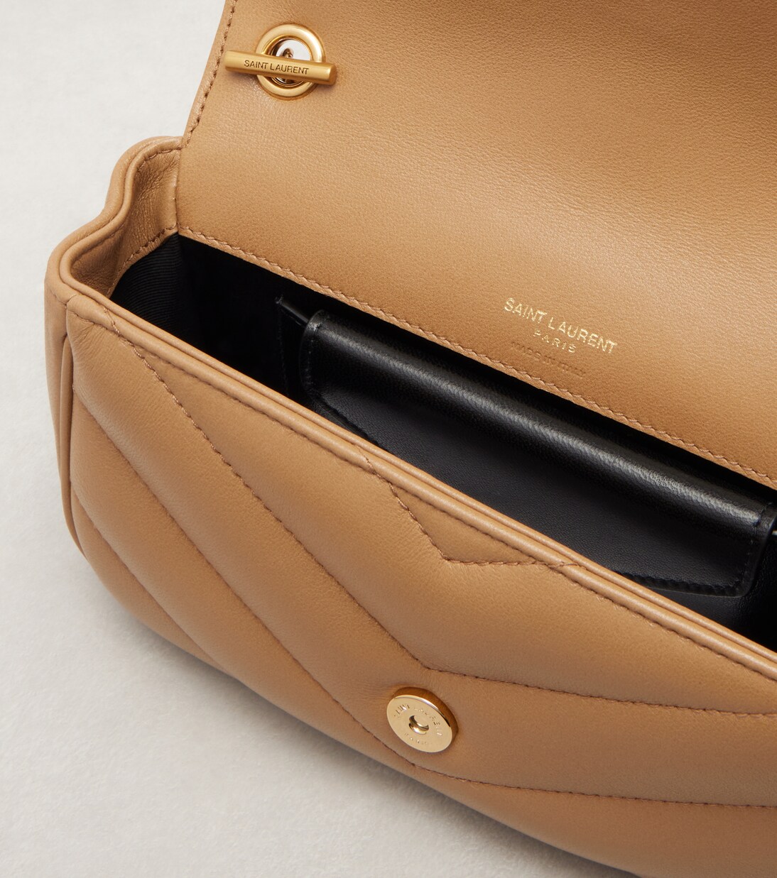 Sac à bandoulière Lou Lou Mini en cuir | Saint Laurent