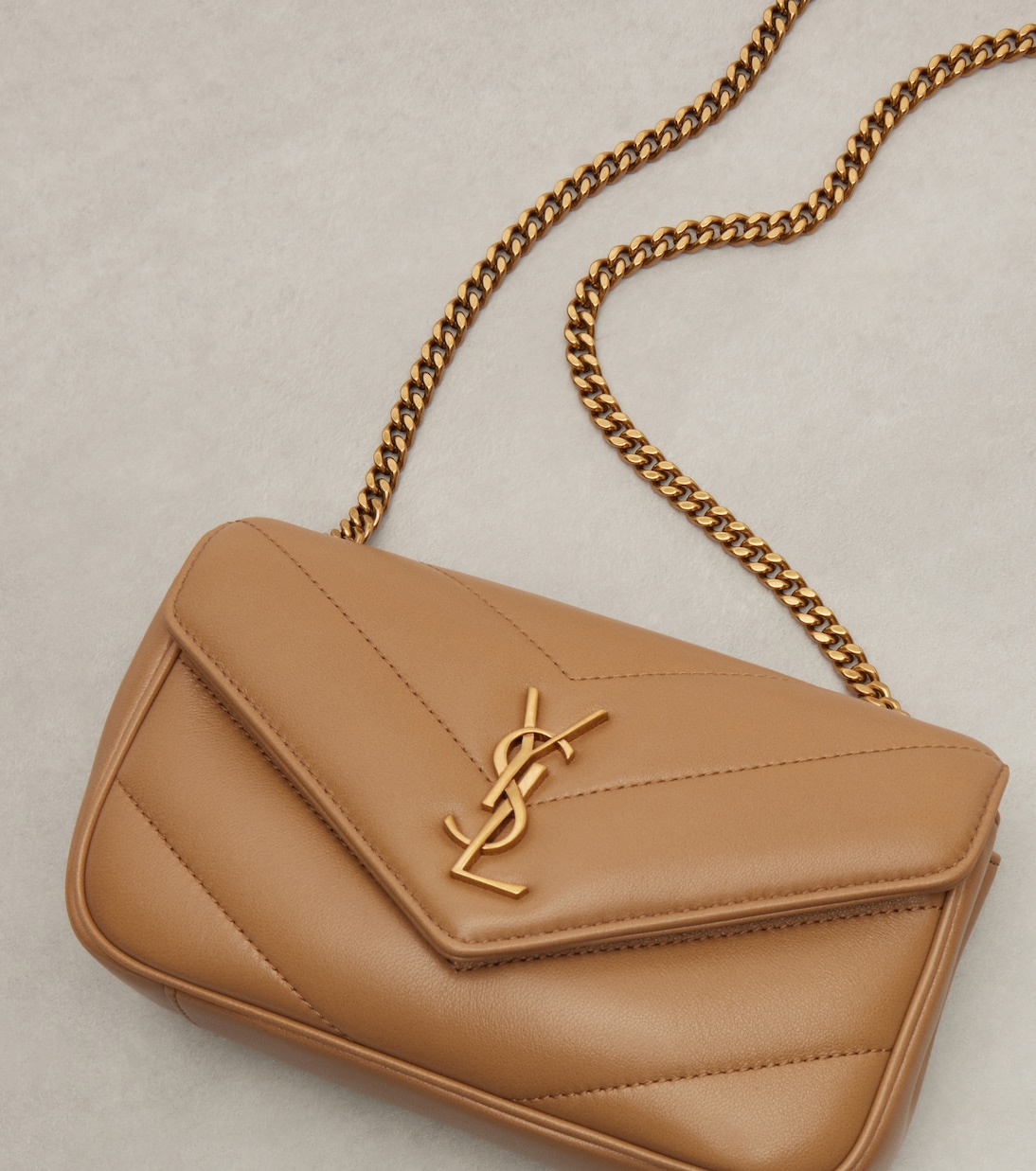 Sac à bandoulière Lou Lou Mini en cuir | Saint Laurent