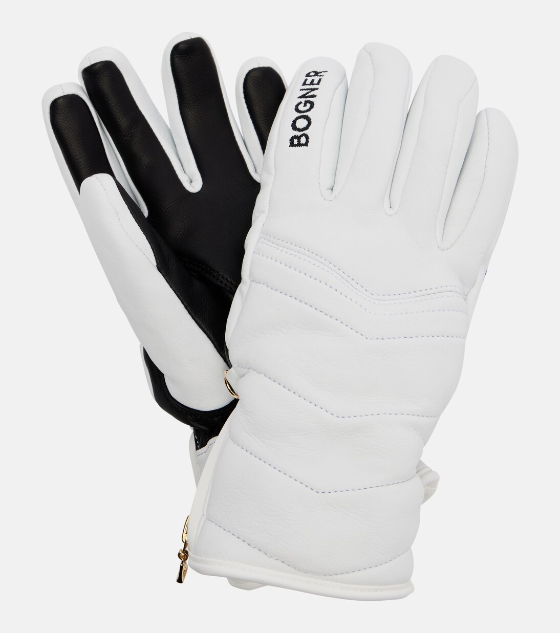 Dana quilted leather ski gloves | Bogner