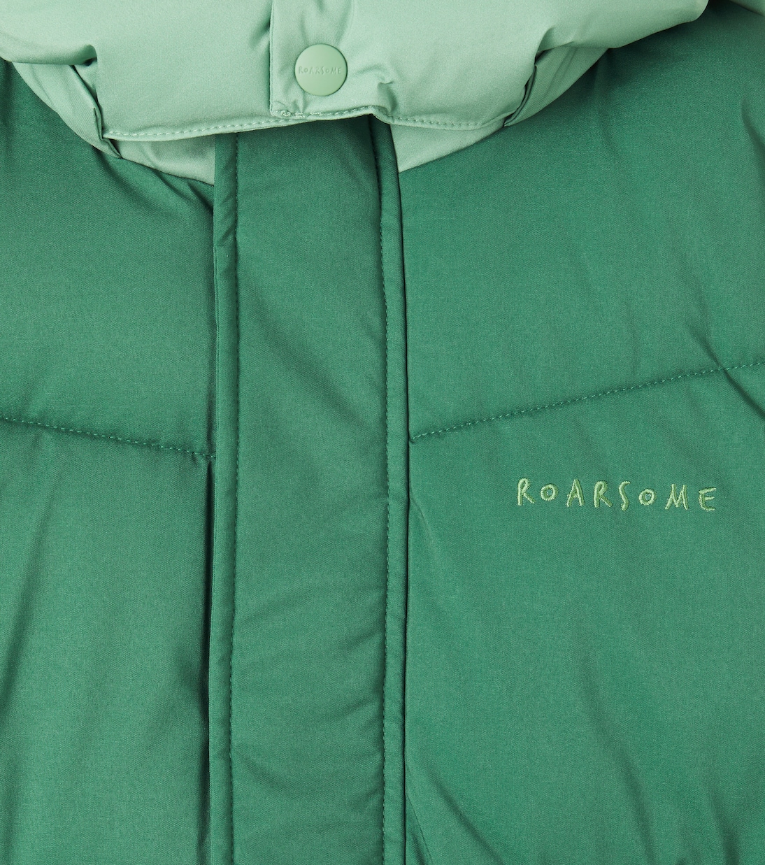 Colorblocked puffer jacket | Roarsome