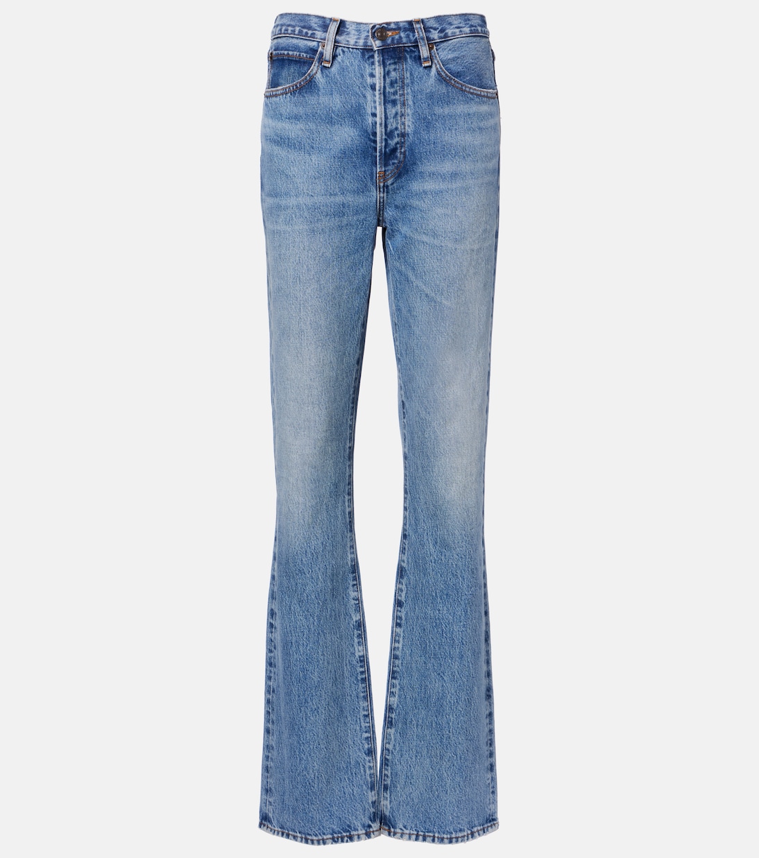 The Vertical high-rise straight jeans | Frame