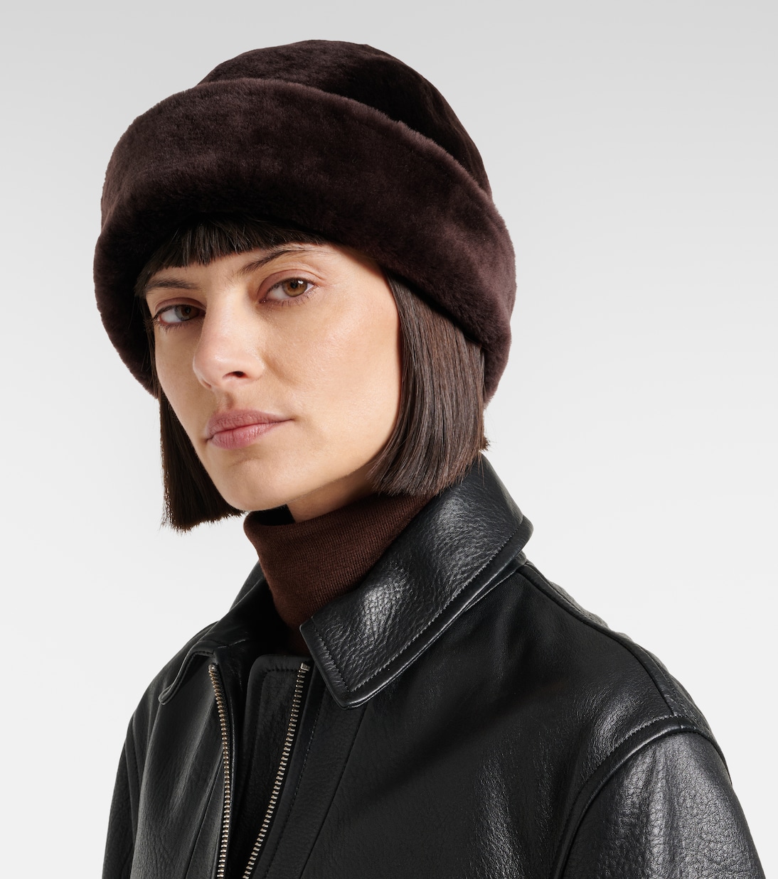 Blokes shearling hat | Nour Hammour
